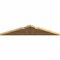 Ekena Millwork Portland Smooth Timber Gable Bracket, Western Red Cedar, 36"W x 7"H x 1 1/2"D x 5 1/2"F, 5/12 Pitch GBW036X07X0206POR00SWR - alternate 4